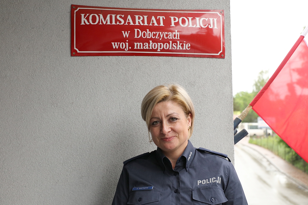 Podkomisarz Aldona Wietrzyk po. komendantem w Komisariacie w Dobczycach
