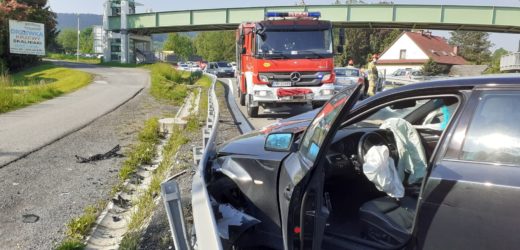 Cztery samochody uczestniczyły w wypadku na zakopiance w Jaworniku
