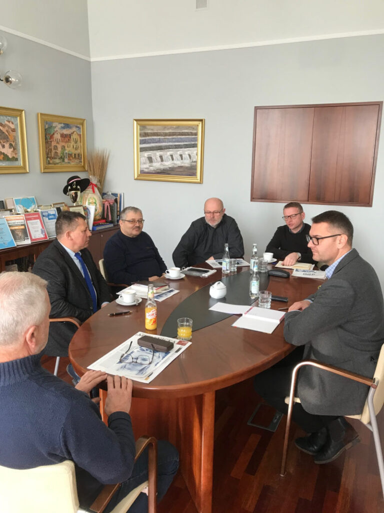 Spotkanie zarządu IGZM z burmistrzem MiG Myślenice Jarosławem Szlachetką