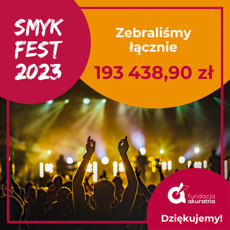 Smyk Fest zebrał prawie 200 tysięcy złotych!