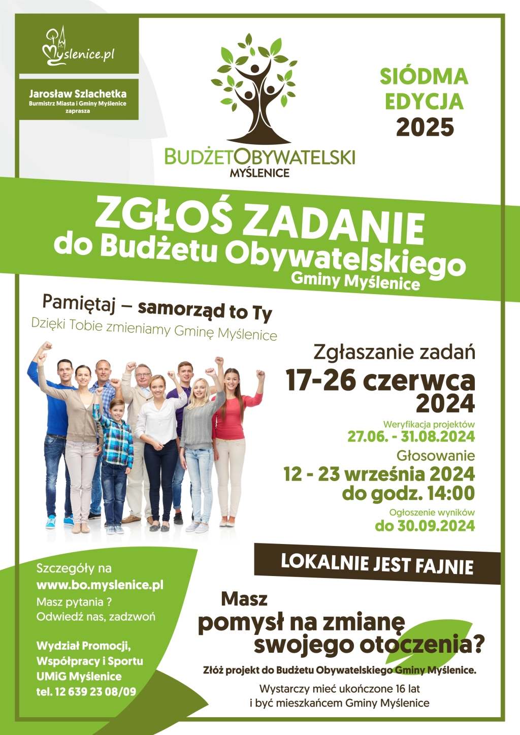 Wystartowała siódma edycja Myślenickiego Budżetu Obywatelskiego – trwa składanie projektów