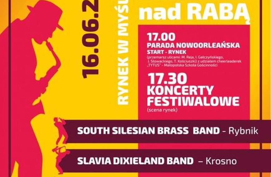 Jazz nad Rabą już w niedzielę