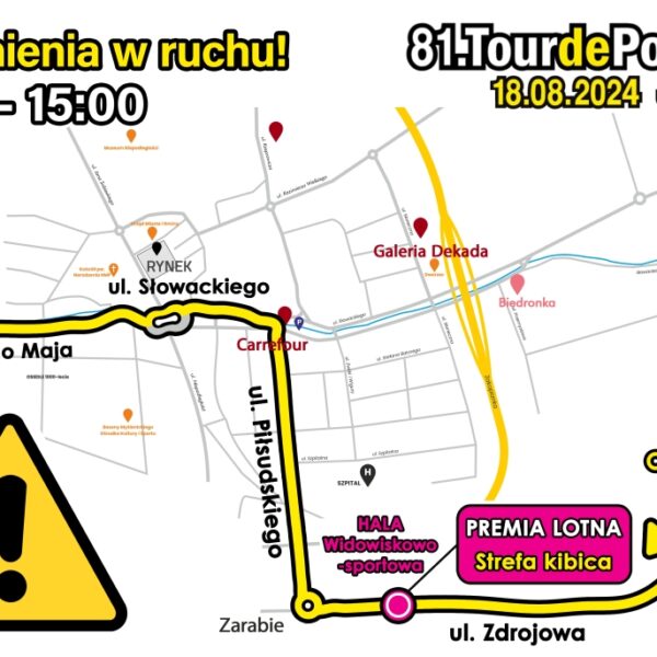 Tour de Pologne – Uwaga na utrudnienia w ruchu!