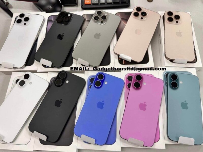 Apple iPhone 16 Pro 128GB = 650 EUR, iPhone 16 Pro Max 256GB = 750 EUR, iPhone 16 128GB = 500 EUR , iPhone 16 Plus 128GB = 530 EUR, Apple iPhone 15 Pro 128GB = 550 EUR , iPhone 15 Pro Max 256GB = 600 EUR, iPhone 15 128GB = 400 EUR , iPhone 15 Plus 128GB =