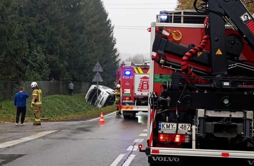 Myśleniccy strażacy w akcji