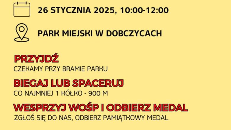 Z Rozbieganymi Dobczycami dla WOŚP