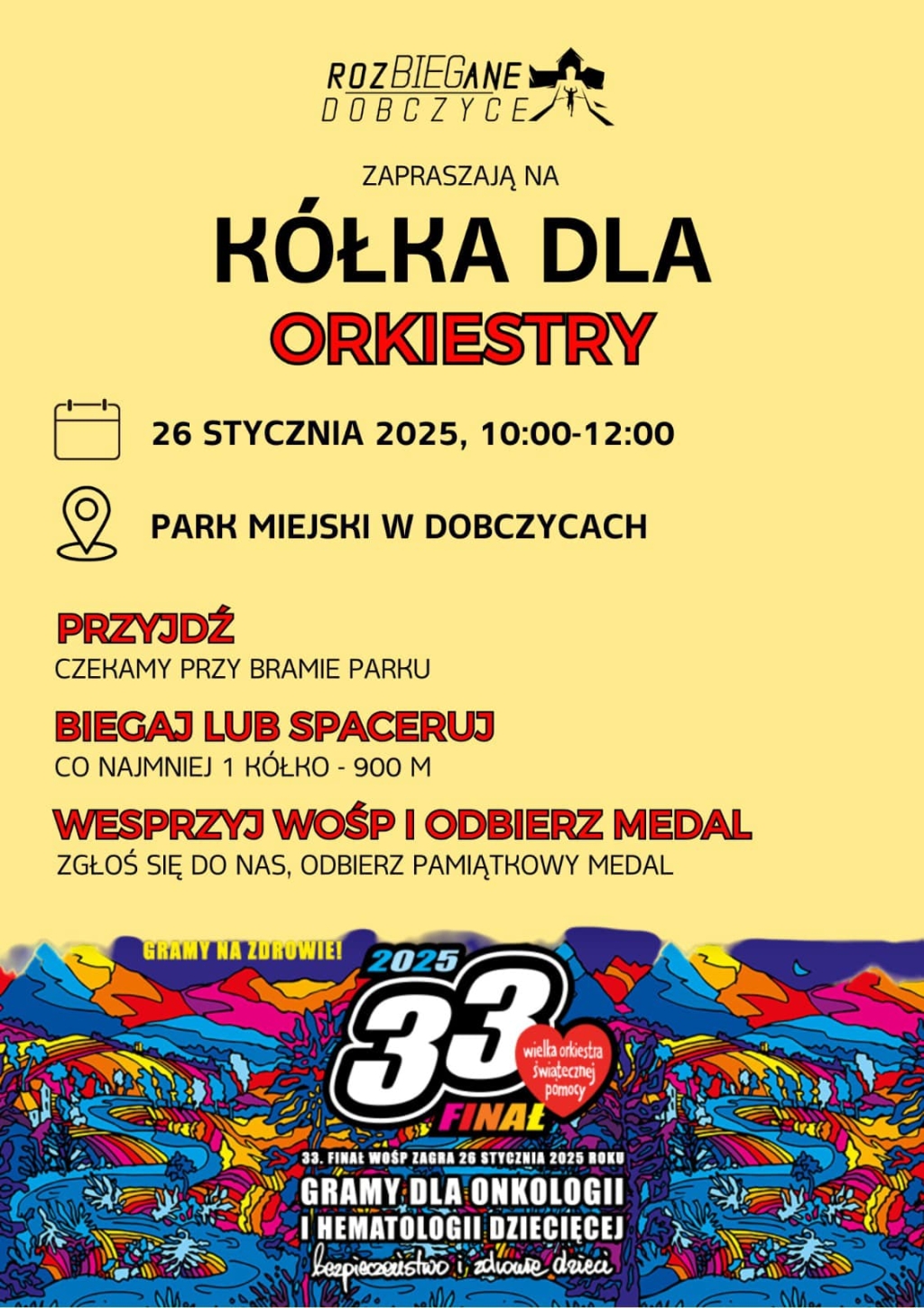Z Rozbieganymi Dobczycami dla WOŚP