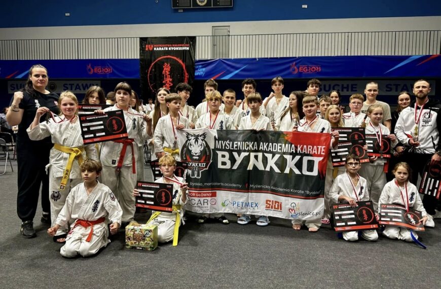 Myślenicka Akademia Karate Byakko po raz trzeci Drużynowym Mistrzem Małopolski!