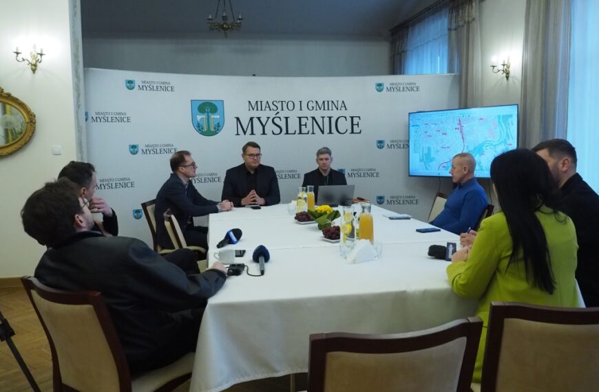 Śniadanie (prasowe) z burmistrzem Myślenic