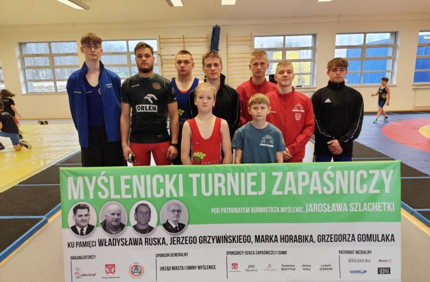Myślenicki Turniej Zapaśniczy im. Władysława Ruska, Marka Horabika, Jerzego Grzywińskiego i Grzegorza Gomulaka zakończony