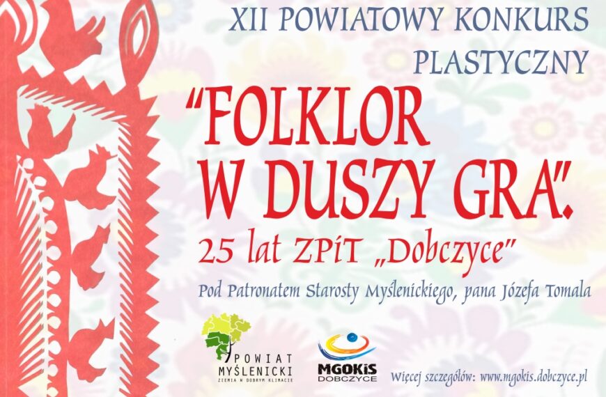 Weź udział w konkursie plastycznym „Folklor w duszy gra”