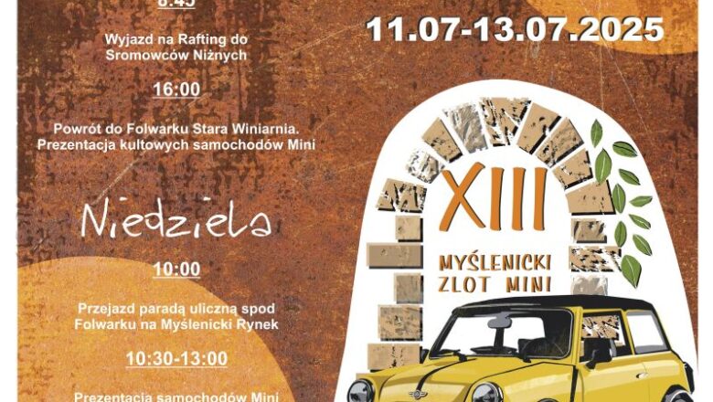 Władysław Hodurek zaprasza na Myślenicki Zlot Mini