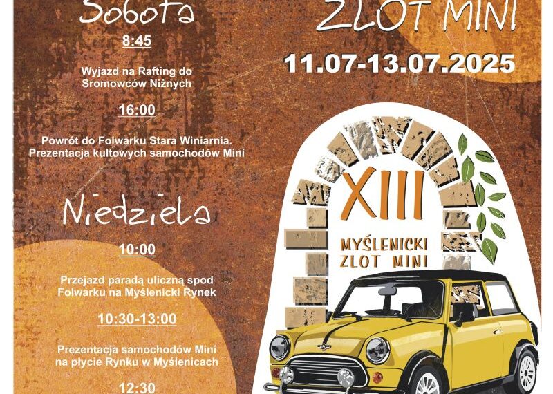 Władysław Hodurek zaprasza na Myślenicki Zlot Mini