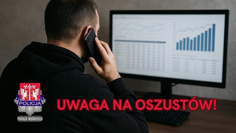 Uwaga na fałszywe inwestycje! Mieszkanka powiatu myślenickiego straciła niemal 16 tysięcy złotych