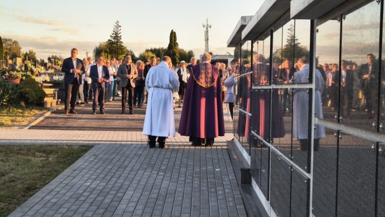 Nowa część cmentarza komunalnego poświęcona
