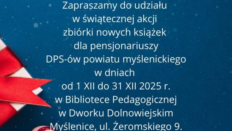 „Podaruj książkę na Gwiazdkę”
