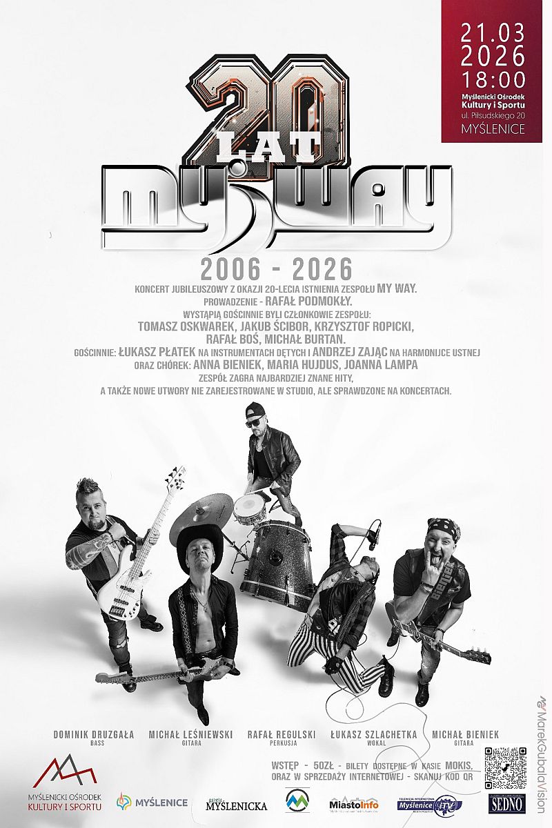 20 LAT NA SCENIE – JUBILEUSZOWY KONCERT MY WAY! 