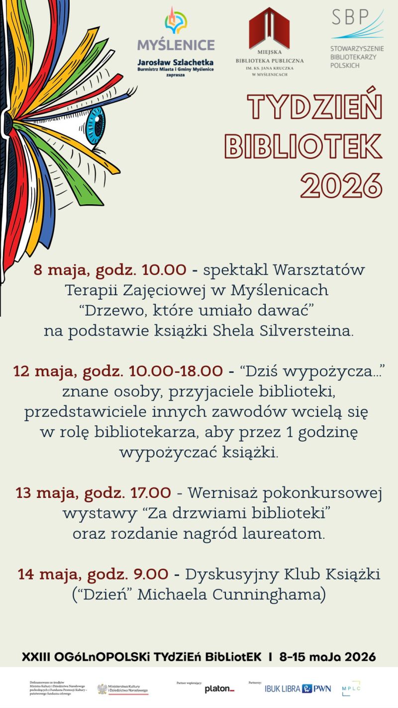 Tydzień bibliotek w myślenickiej MBP