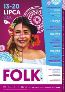 Międzynarodowe Małopolskie Spotkania z Folklorem – zapowiedź (plakat)