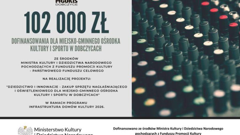 Nowa jakość kultury w Dobczycach! Rusza projekt „Dziedzictwo i innowacje…”