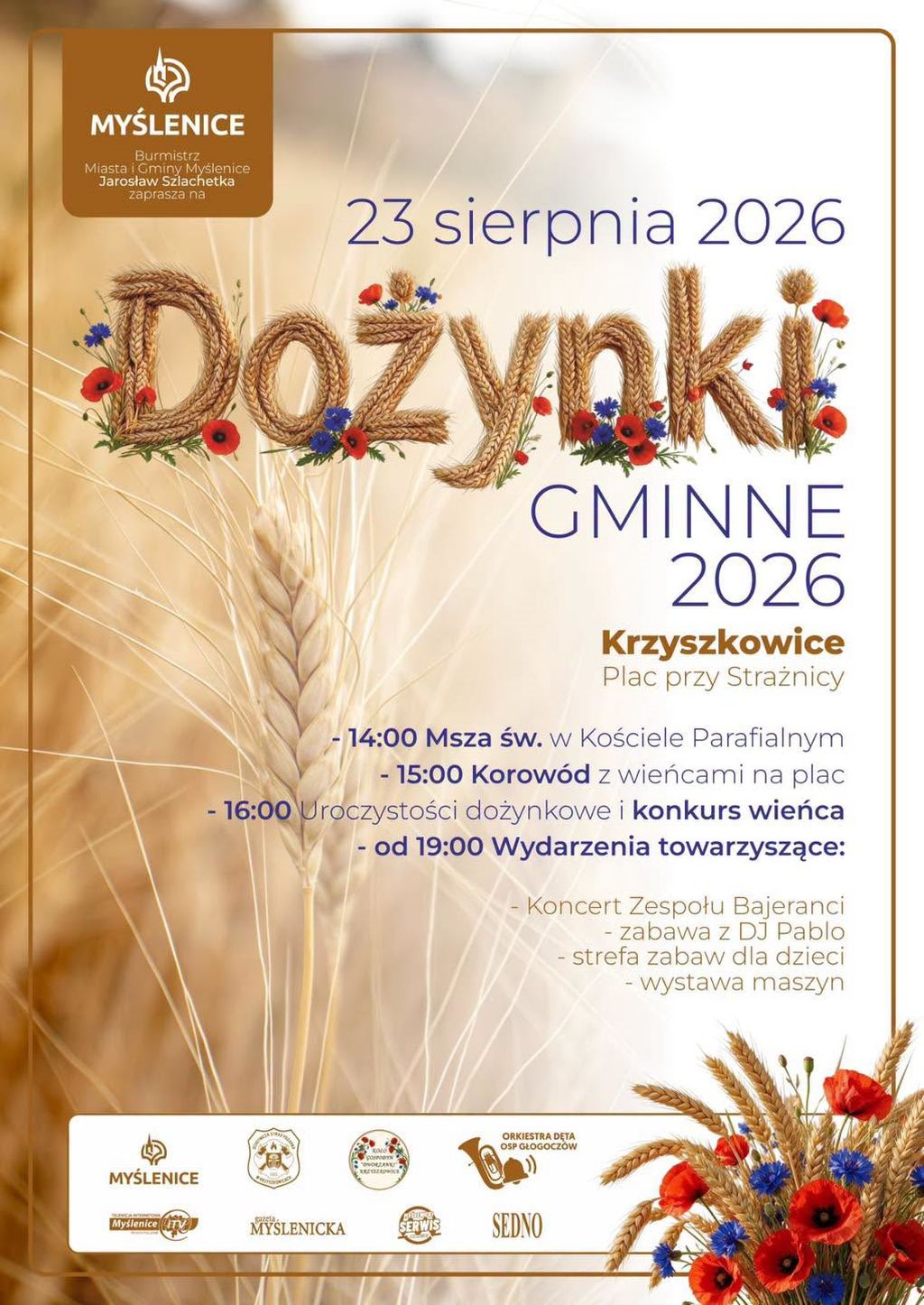 Święto Plonów już 23 sierpnia w Krzyszkowicach