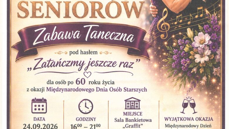Gala Seniorów (zaproszenie)