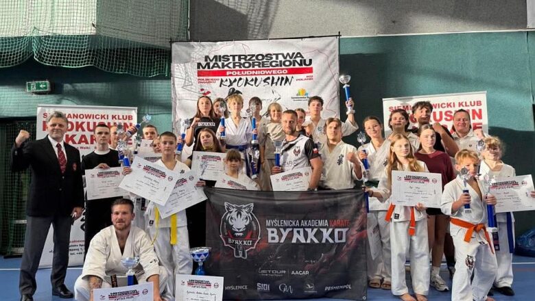 Grad medali reprezentantów Myślenickiej Akademii Karate BYAKKO