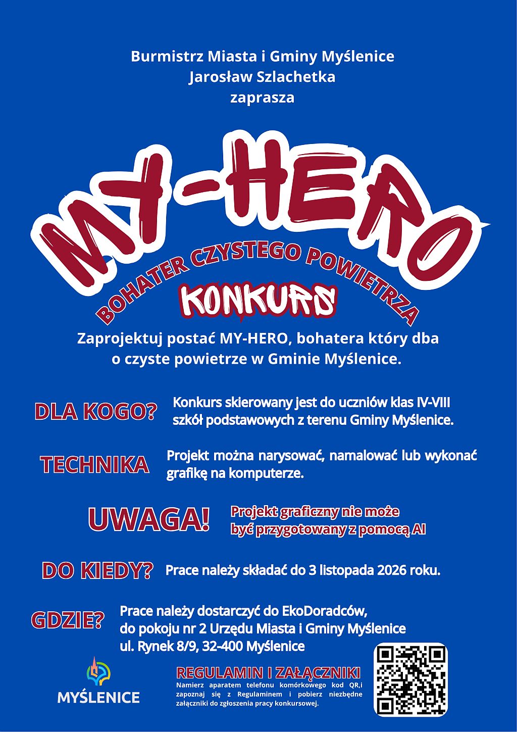 Zaproszenie do konkursu My hero